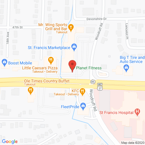 Map of Franklin Dental in Columbus GA