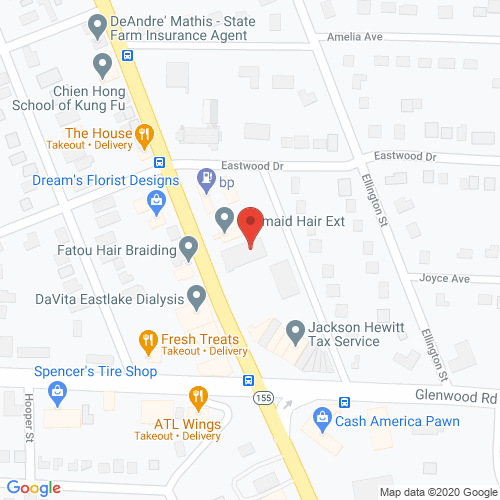 Map of Franklin Dental in Decatur GA