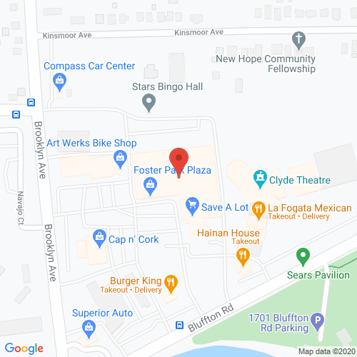 Map of Pippin Dental in Ft. Wayne IN