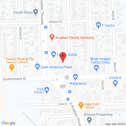 Map of Taylor Dental in Baton Rouge LA