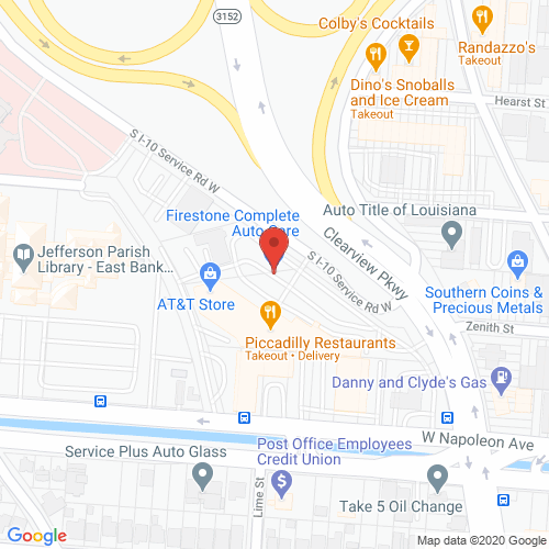 Map of Taylor Dental in Metairie LA