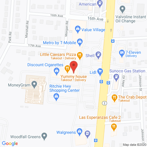 Map of Porter Dental in Brooklyn Park MD