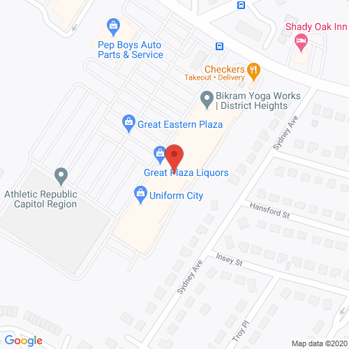 Map of Pine Dentistry in District Heights MD