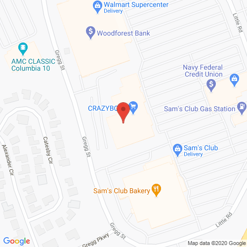 Map of Creston Dental in Columbia SC