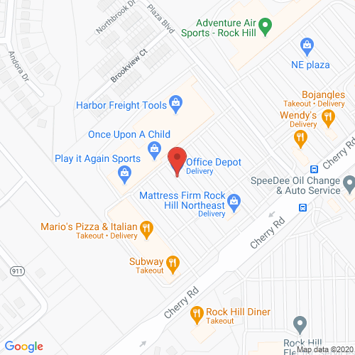Map of Creston Dental in Rock Hill SC