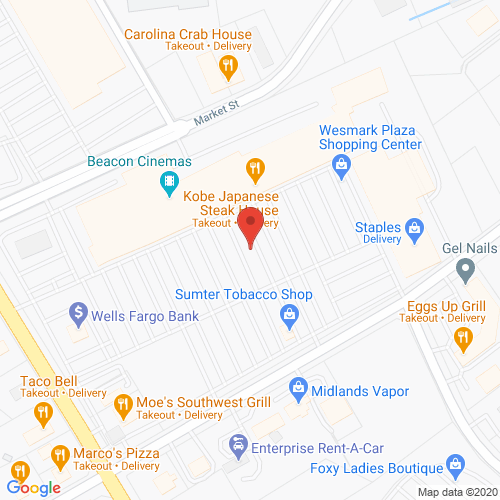 Map of Creston Dental in Sumter SC