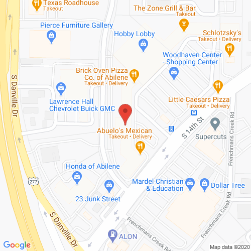 Map of Allington Dental in Abilene - 14th TX