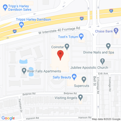 Map of Allington Dental in Amarillo TX