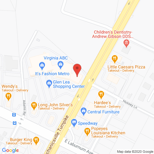 Map of Spencer Dental in Mechanicsville VA