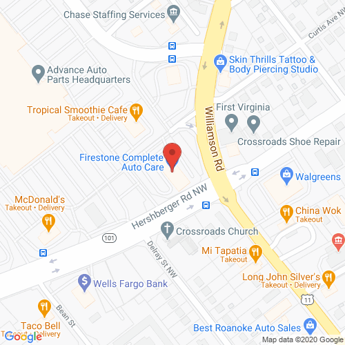 Map of Spencer Dental in Roanoke VA