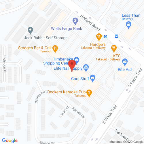 Map of Spencer Dental in Virginia Beach VA