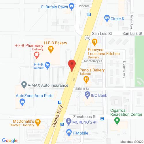 Map of Elstar Dental in Laredo - Zapata  TX